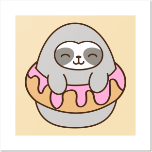 Sloth Donut Posters and Art